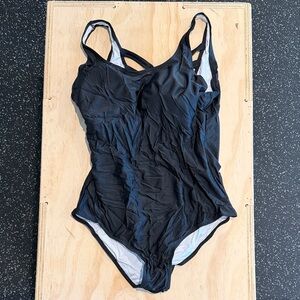 Chic Black Women's One-Piece Swimsuit